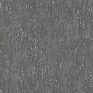 Vliesové tapety na zeď Finesse 10226-15, rozměr 10,05 m x 0,53 m, vertikální stěrka tmavě šedá se stříbrnými odleskyy, Erismann