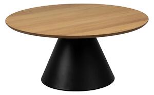 Actona Konferenční stolek Soli 85 cm černý/dub přírodní