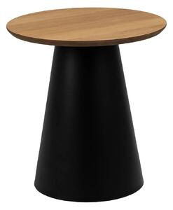 Actona Odkládací stolek Soli 45 cm černý/dub přírodní