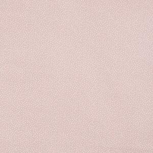 Goldea bavlněné plátno simona - vzor 1017 bílé drobné puntíky na starorůžovém - metráž š. 145cm 145 cm