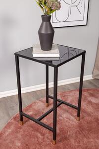 Noční stolek Dipp, černý, 40x40
