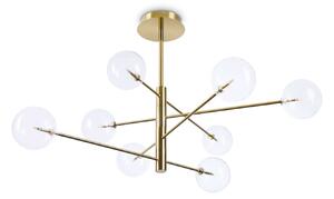Ideal lux Equinoxe G4 závěsný lustr Mosaz8Čiré