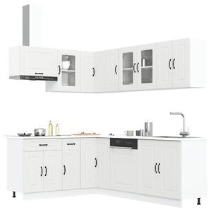 11dílná sada kuchyňských skříněk "Kalmar" bílé kompozit 3314881