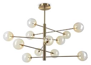 Ideal lux Equinoxe G4 závěsný lustr Mosaz12Tlumené
