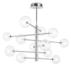 Ideal lux Equinoxe G4 závěsný lustr Chromová12Čiré