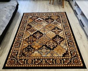 HU Hnědo-černý klasický koberec Shiraz Bcf Aztek Rozměr: 50x80 cm