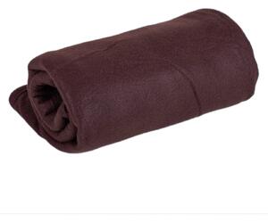 Deka Fleece tmavě hnědá 150x200cm TiaHome