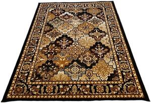 HU Hnědo-černý klasický koberec Shiraz Bcf Aztek Rozměr: 50x80 cm