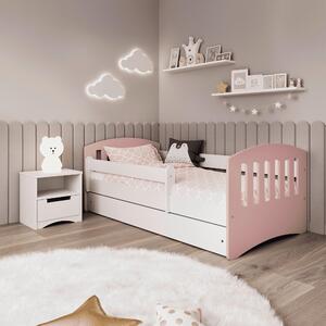 POSTEL PRO DĚTI A MLÁDEŽ 80/140 cm, bílá, pink MID.YOU - Dětské pokoje sestavy, Online Only