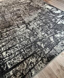 HU Šedý klasický koberec Shiraz Bcf Bodkovany – šedý Rozměr: 80x150 cm