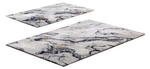 Šedobéžové koupelnové předložky v sadě 2 ks 60x100 cm CT – Foutastic