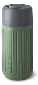 Zelený skleněný cestovní hrnek 340 ml – Black + Blum
