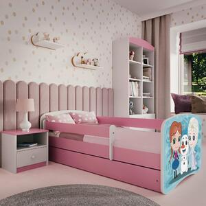 POSTEL PRO DĚTI A MLÁDEŽ 80/160 cm, bílá, pink MID.YOU - Dětské pokoje sestavy, Online Only
