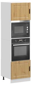 Skříňky na troubu 2 ks "Porto" dub artisan kompozitní dřevo 3315060