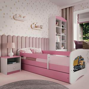 POSTEL PRO DĚTI A MLÁDEŽ 80/160 cm, bílá, pink MID.YOU - Dětské pokoje sestavy, Online Only