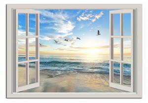 Moderní obraz Okno na pláž