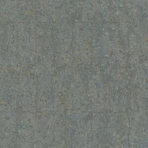 Vliesové tapety na zeď Ivy 82266, beton tmavě šedý se zlato-hnědou patinou, rozměr 10,05 m x 0,53 m, NOVAMUR 6801-20