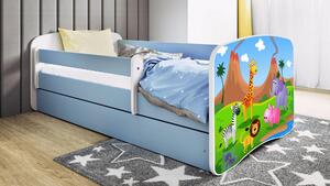 POSTEL PRO DĚTI A MLÁDEŽ 80/160 cm, modrá, bílá MID.YOU - Dětské pokoje sestavy, Online Only