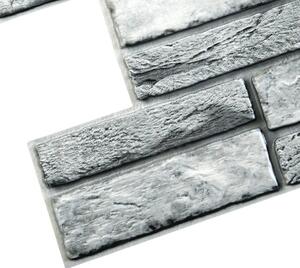 Obkladové panely 3D PVC TP10019926, cena za kus, rozměr 955 x 476 mm, kámen šedý, GRACE