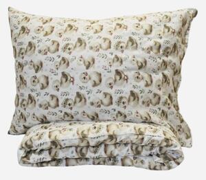 Mušelínové povlečení Kačenky TiaHome - Detský set 130x90cm + 65x45cm