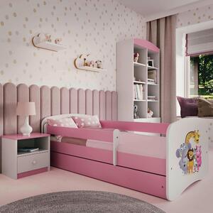 POSTEL PRO DĚTI A MLÁDEŽ 80/160 cm, bílá, pink MID.YOU - Dětské pokoje sestavy, Online Only