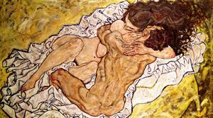 Obrazová reprodukce The Embrace (1917), Egon Schiele