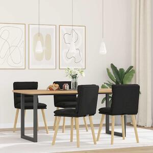 Jídelní židle 4 ks černé textil 3315395
