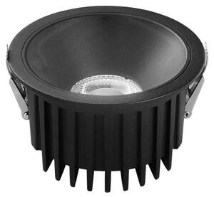 Intec Quantum LED zápustné svítidlo IP44 Ø135mmČerná