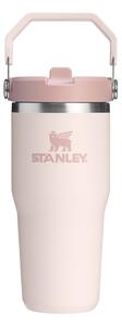 Světle růžová termoska z nerezové oceli 410 ml IceFlow™ Flip Straw 2.0 Tumbler Rose Quartz – Stanley