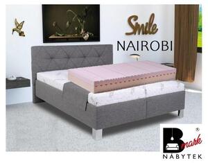 Čalouněná postel NAIROBI 160, 180 cm - matrace ROYAL
