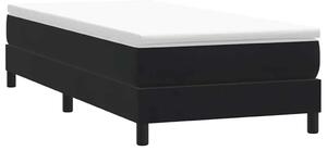 Postel Box Spring bez matrace černá 100x210 cm samet 3315815