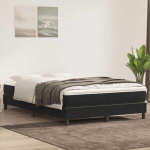 Postel Box Spring bez matrace černá 140x220 cm samet 3315875