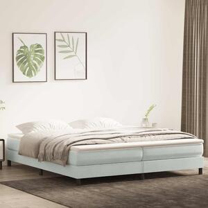 Postel Box Spring bez matrace světle šedá 200x210 cm Velvet 3315843
