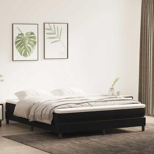 Postel Box Spring bez matrace černá 180x220 cm samet 3315887
