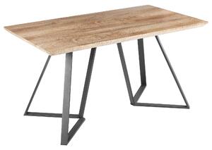 Jídelní stůl UPTON Světle hnědá 140 cm 80 cm