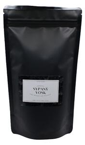 Sypaná svíčka, 100% přírodní vosk, barva bílá, 200g, 10 knotů (50 h)