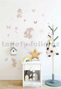 Samolepky na zeď, rozměr 50 cm x 70 cm, Disney Little Miss Bunny, Komar 14096h