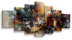 Obraz - Abstraktní grafika (210x100 cm)