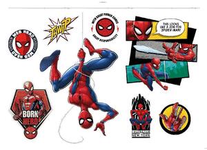 Samolepky na zeď, rozměr 100 cm x 70 cm, Disney Spider-Man Web Head, Komar 14740h