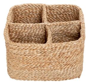 Original Home Jutový košík na příbory 16 × 16 × 10 cm | Přírodní organizér
