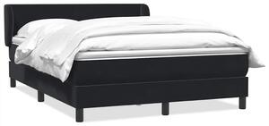 Box spring postel s matrací černá 160x210 cm samet 3317363
