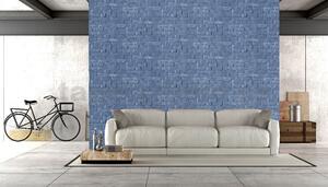 Vliesové tapety na zeď Pop L90501, cihly modré, rozměr 10,05 m x 0,53 m, UGEPA
