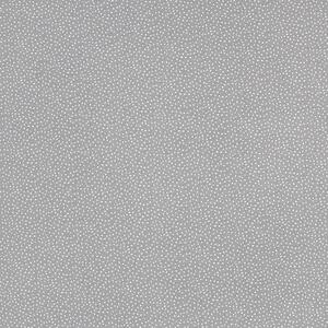 Goldea bavlněné plátno - bílé drobné puntíky na šedém 145 cm