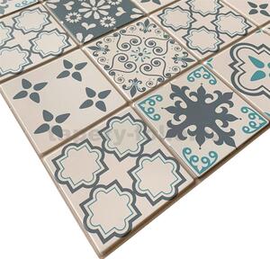 Obkladové panely 3D PVC TP10026180, cena za kus, rozměr 964 x 480 mm, Maroccan zeleno-šedý, GRACE