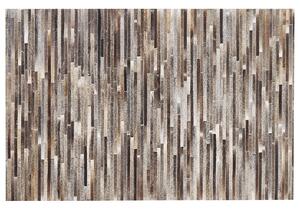Kožený patchworkový koberec 160 x 230 cm, vícebarevný TUZLUCA