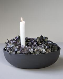 Storefactory Scandinavia Keramický svícen Lidatorp XL - Dark Grey SF101