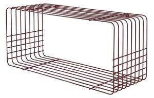 Vínová patrová kovová police 70 cm Wire – Mette Ditmer Denmark