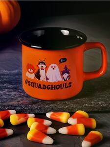 Sinsay - Keramický hrnek s uchem na Halloween - oranžová