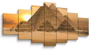 Obraz - Pyramidy (210x100 cm)
