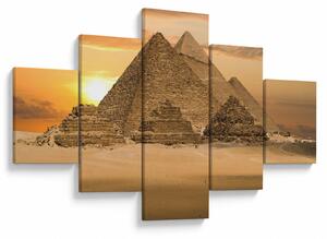 Obraz - Pyramidy (125x70 cm)